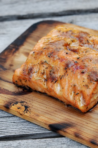 Salmon on a Cedar Plank