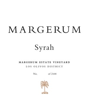 Margerum Syrah - Margerum Estate Vineyard