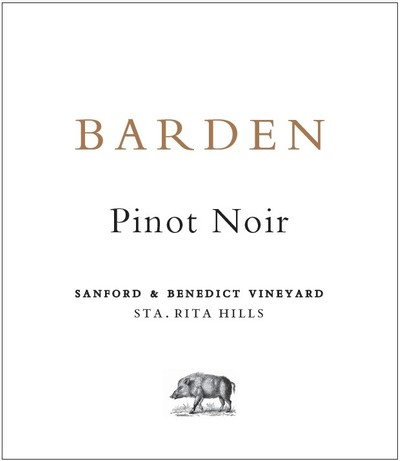 Bardon Wines bottle label - Pinot Noir