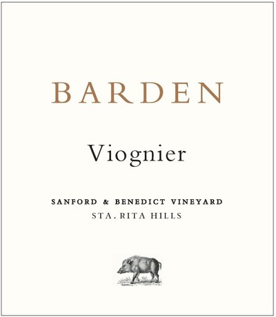Bardon Wines bottle label - Viognier
