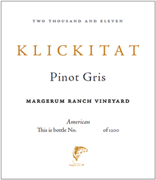 2011 Margerum Klickitat Pinot Gris 1