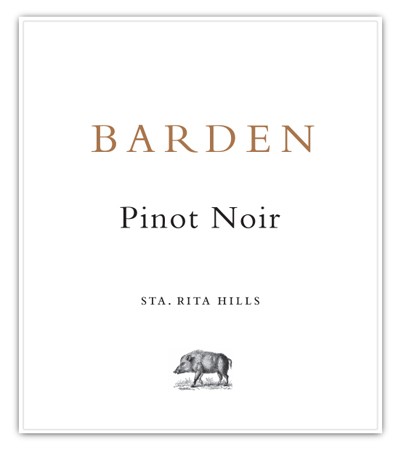 2013 Barden Pinot Noir, Sta. Rita Hills 1