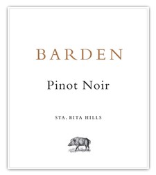 2012 Barden Pinot Noir, Sta. Rita Hills 1