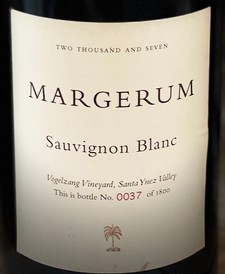2007 Vogelzang Vineyard Sauvignon Blanc 1