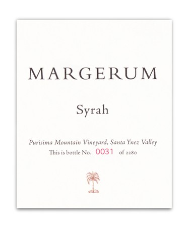 2011 Margerum Purisima Mountain Vineyard Syrah 1