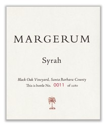 2011 Margerum Black Oak Vineyard Syrah