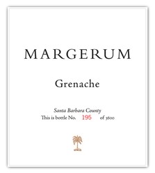 2012 Margerum Grenache, Santa Barbara County