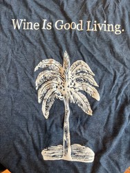 Men's Wine is Good Living T-Shirt