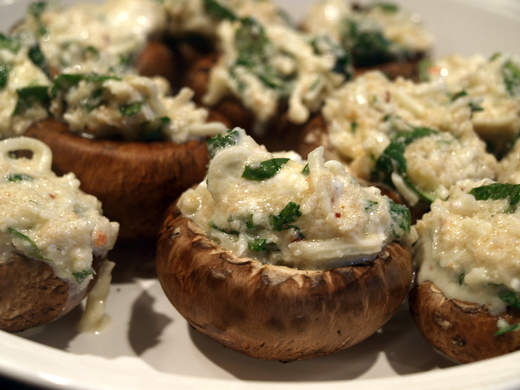 Crab Stuffed Mushrooms